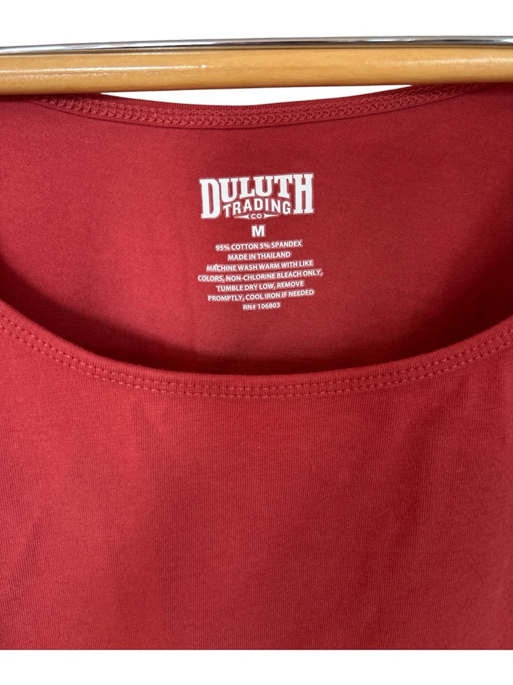 Duluth Trading Co Women's burnt RedTank Top - Picture 2 of 4